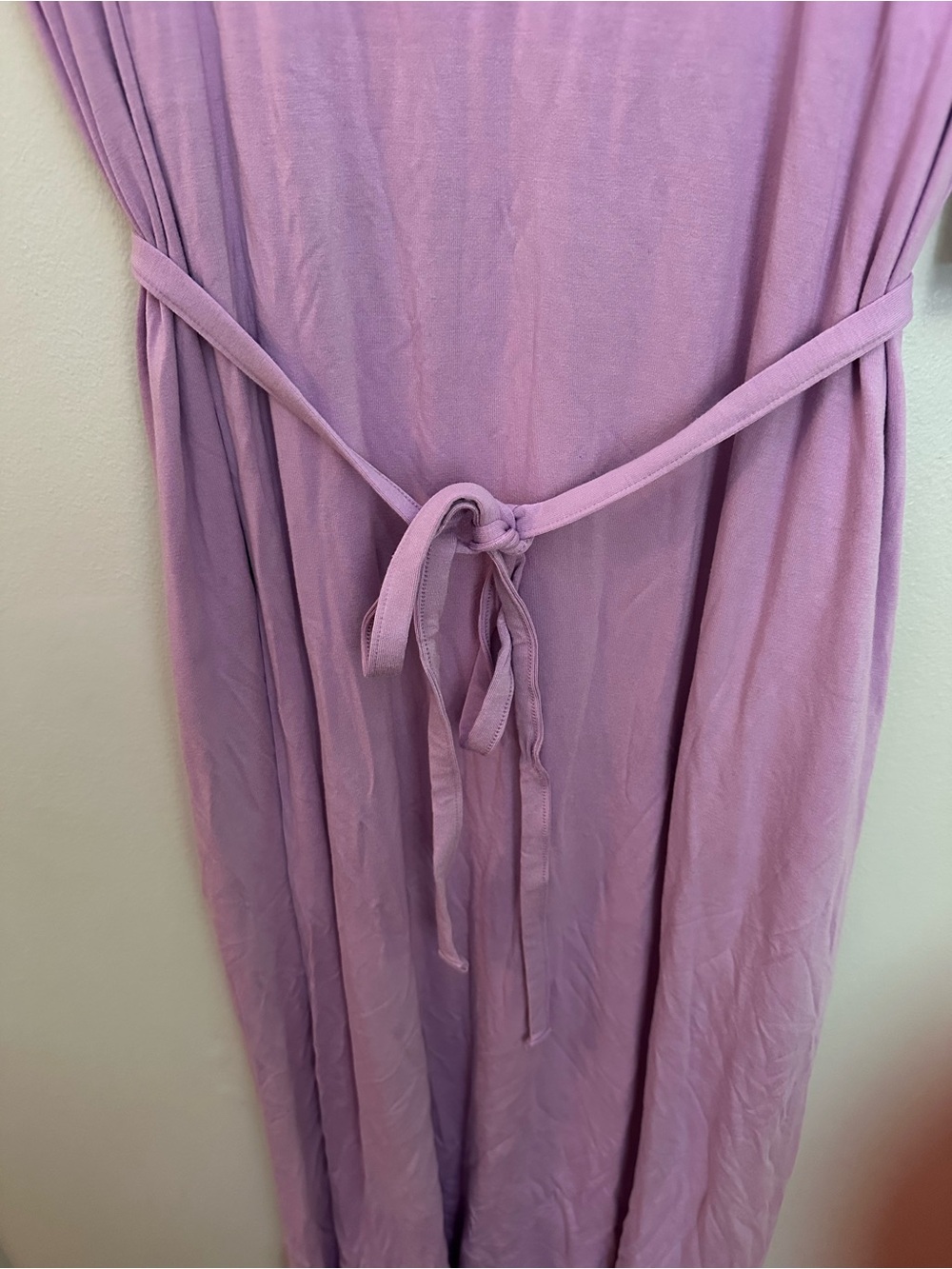 Time and Tru Tie-Front Maxi Dress Lavender XXL NWT - Picture 6 of 11